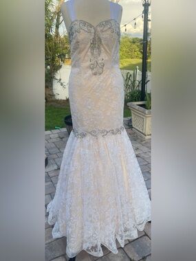 Tiffany Designs Ivory Wedding/Evening Dress